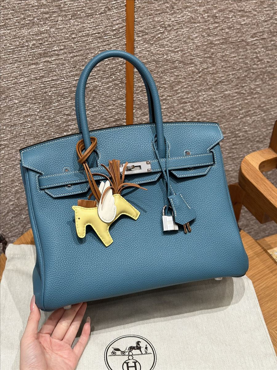 Bolsa Estruturada Azure — Azul Turquesa — vista 01