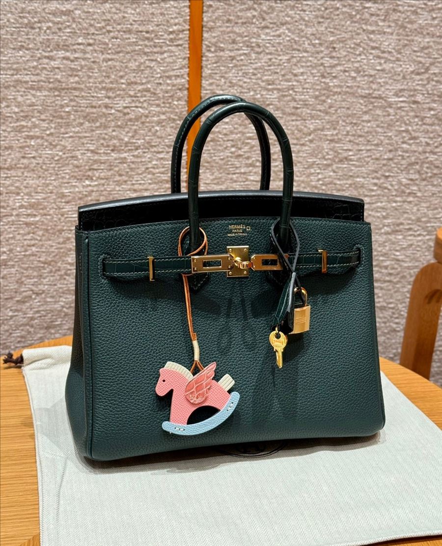 Bolsa Estruturada Esmeralda — Verde Escuro — vista 01
