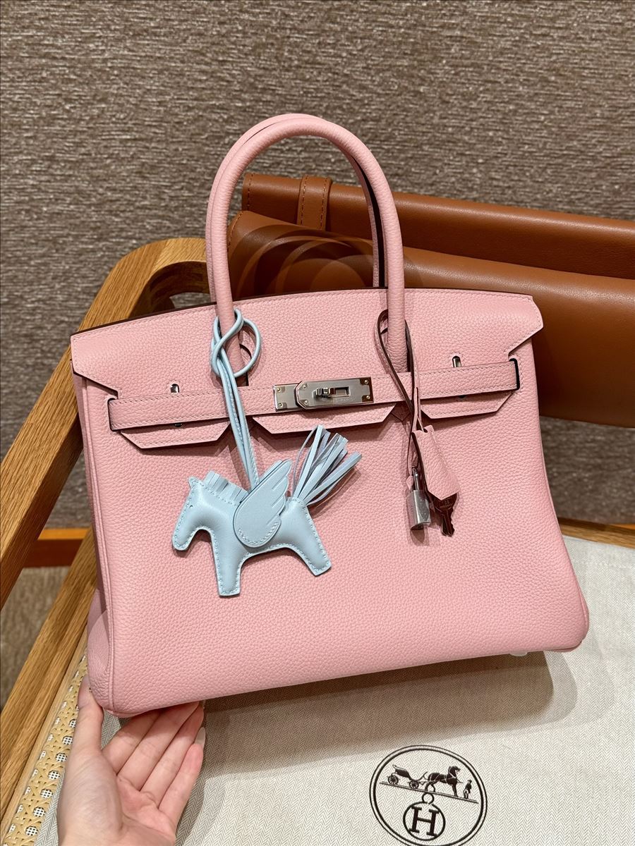 Bolsa Estruturada Rosé — Rosa Claro — vista 01